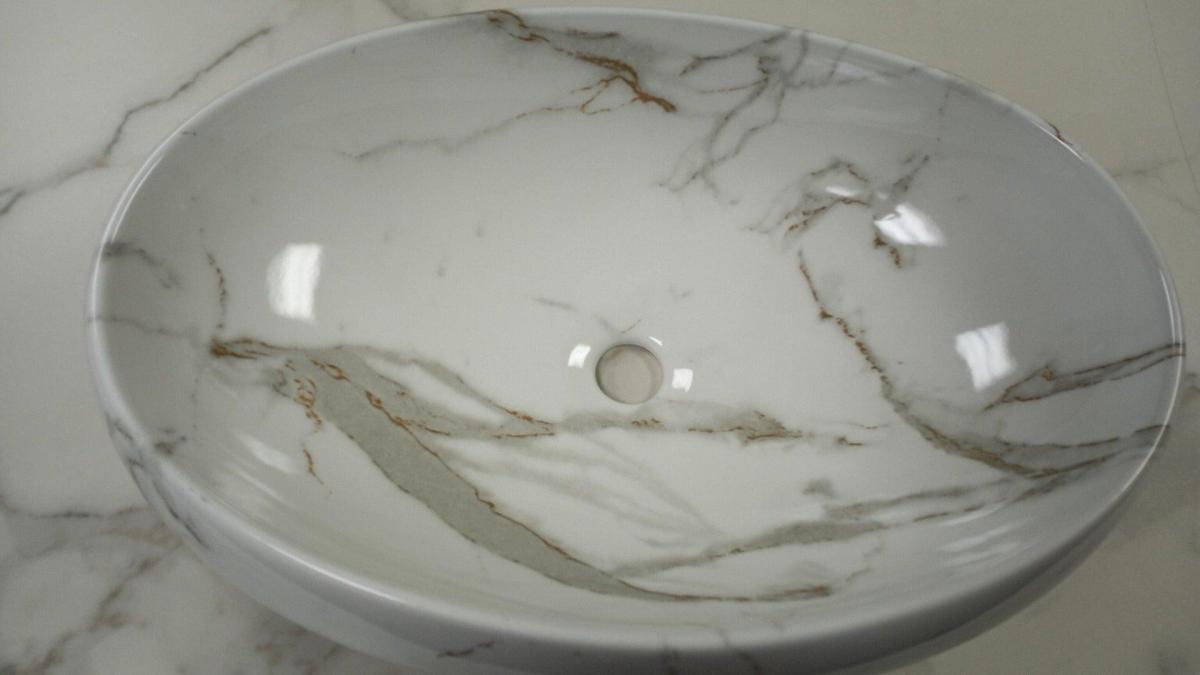 Porcelain Vessel Sink - Oval - Image 5