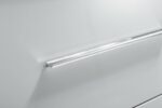 60" White Wall Mount Double Sink Bathroom Vanity with White Ceramic Countertop Jacob - Image 4