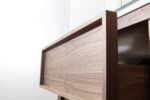 60" Natural Walnut Freestanding Double Sink Bathroom Vanity with White Solid Surface Countertop Vista - Image 6