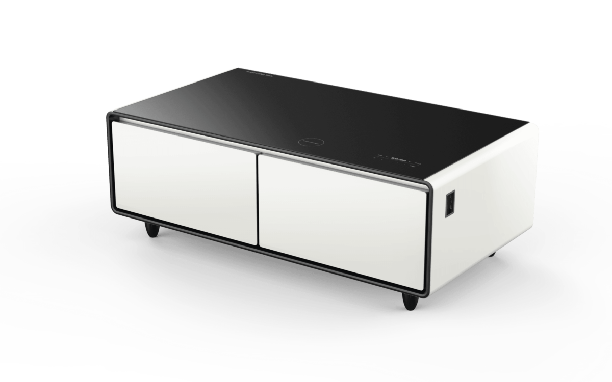 Smart Coffee Table with Refrigerated Drawer - White - PRE-ORDER SHIPS IN JUNE - Image 2
