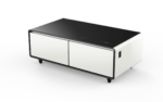 Smart Coffee Table with Refrigerated Drawer - White - PRE-ORDER SHIPS IN JUNE - Image 2