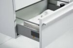 24" White Wall Mount Bathroom Vanity with White Polymarble Countertop Sofia - Image 5