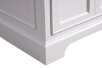 42" White Freestanding Bathroom Vanity with Carrera Marble Countertop – Image 9