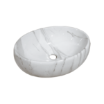 Porcelain Vessel Sink - Oval