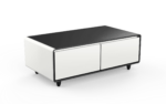 Smart Coffee Table with Refrigerated Drawer - White - PRE-ORDER SHIPS IN JUNE